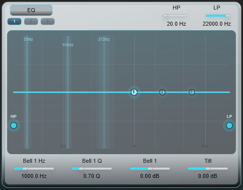 Impulse Anvil EQ section