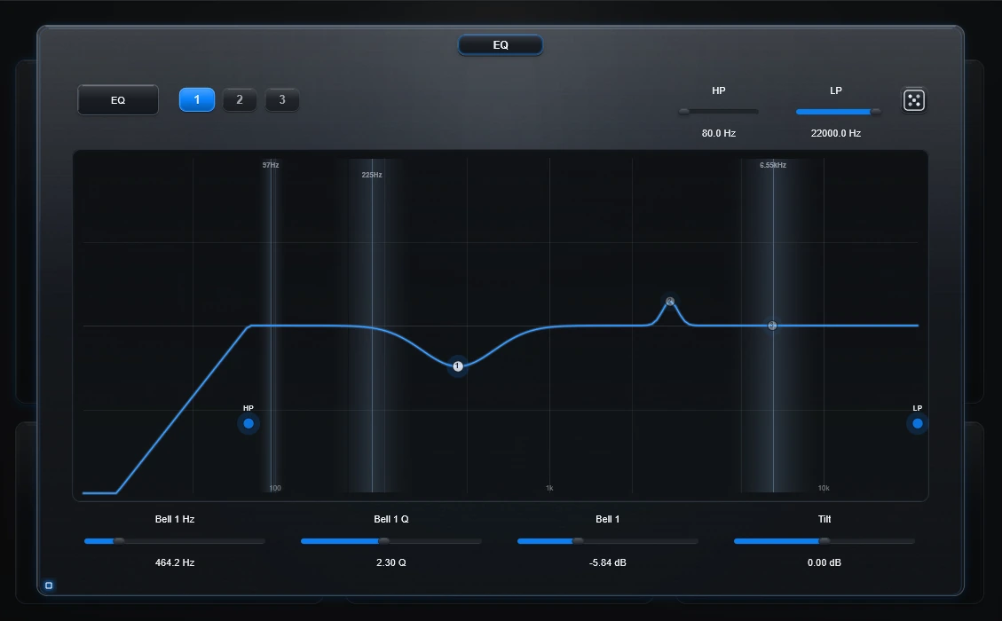 Impulse Anvil EQ Focus View